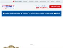 Tablet Screenshot of huskyair.com